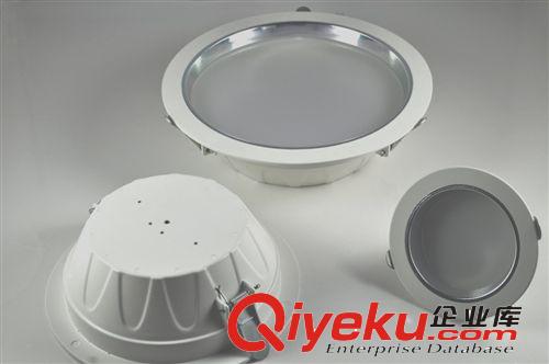 杰旭燈飾廠直銷壓鑄筒燈外殼 大功率24w天花燈 圓形天花筒燈套件原始圖片3