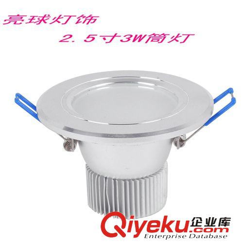 廠家直銷 {zx1}款LED筒燈 全套2.5寸-8寸貼片筒燈 2.5寸3W筒燈
