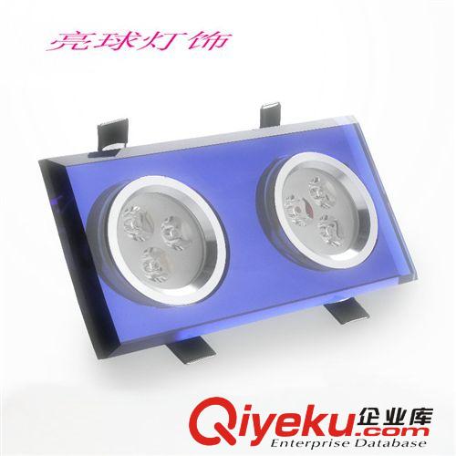 LED室內照明 方二頭天花燈 6W天花燈 LED天花燈 LED格柵燈