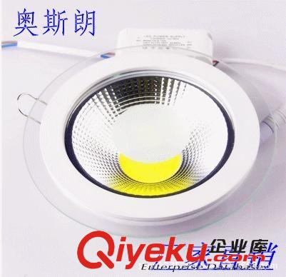 LED筒燈 COB超薄玻璃面板燈 平板燈  天花燈  5W 10W 15W方形圓形