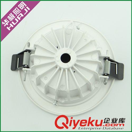 白色壓鑄魚尾筒燈套件 4寸led筒燈外殼 外徑130*70mm開孔110原始圖片3