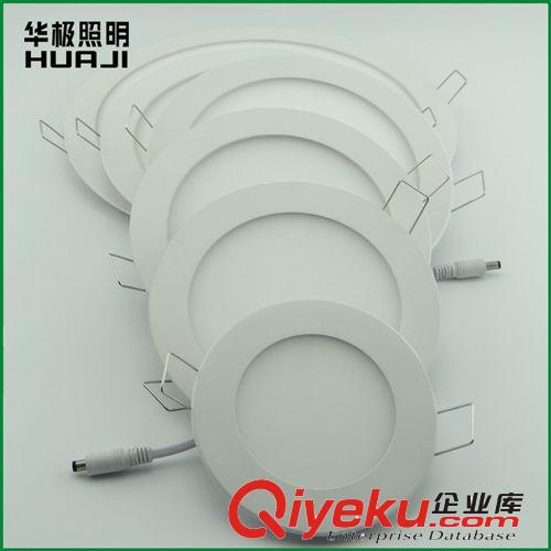 廠家直銷 新款led超薄筒燈 壓鑄圓形面板燈 led面板燈 平板燈原始圖片3