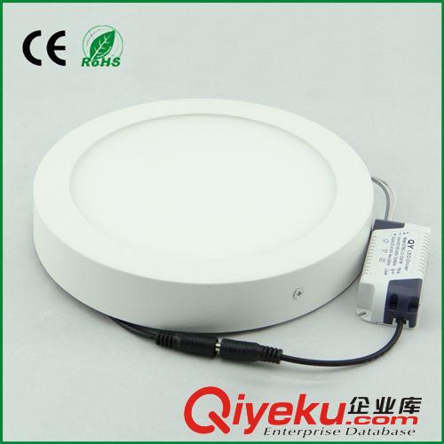 華極照明 2014新款led面板燈 明裝圓形面板燈 壓鑄2835側(cè)面發(fā)光原始圖片2