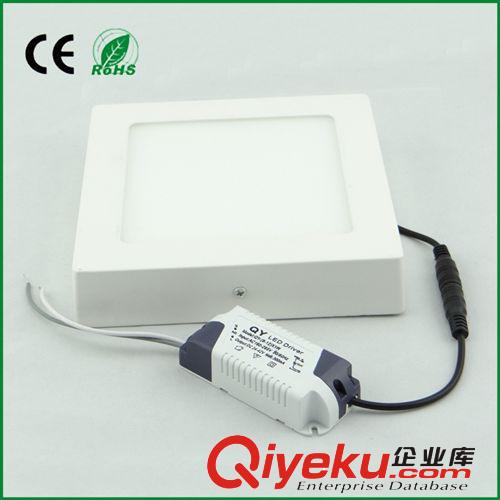 華極照明 2014新款led面板燈 明裝圓形面板燈 壓鑄2835側(cè)面發(fā)光原始圖片3