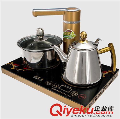 茶{zz1}X10三合一電茶爐電茶壺泡茶電磁爐自動加水抽水壺觸摸屏