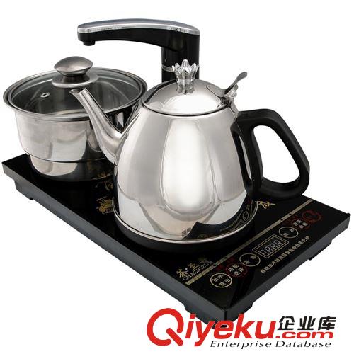 金具茶{zz1}KZ-X3超薄自動(dòng)加水三合一茶爐茶盤(pán)爐頭20X37快速熱水壺