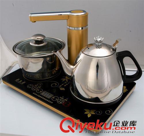茶{zz1}Q5三合一電茶爐電茶壺泡茶電熱水壺自動(dòng)加水抽水壺觸摸屏