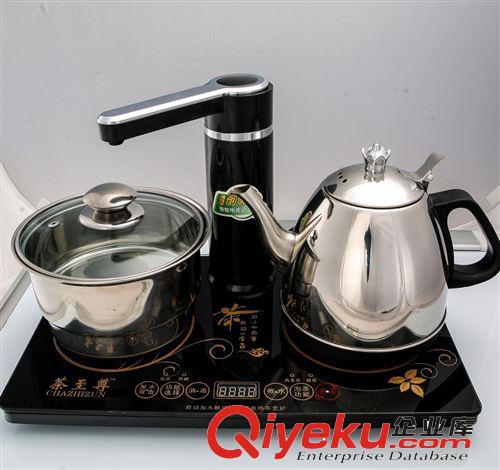 茶{zz1}Kz-Q5超薄三合一自動(dòng)上水茶爐泡茶壺電熱水壺套裝新款