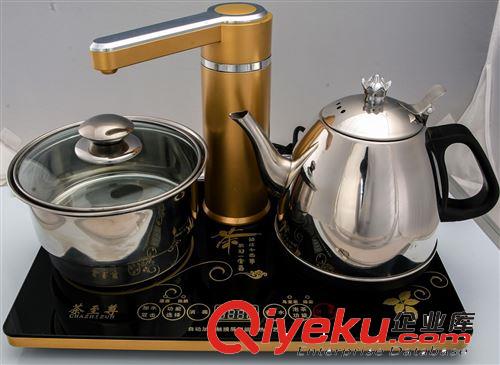 茶{zz1}KZ-Q5超薄電茶爐電熱壺電子壺三合一帶xd水壺茶具電水壺