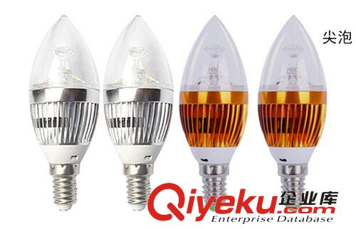 廠家直銷led節(jié)能燈led蠟燭燈3W蠟燭燈小螺口E14 尖泡led LED燈泡