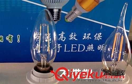 E14螺口 LED鎢絲燈2w 4w 6w蠟尾尖泡燈 LED節(jié)能燈廠價(jià)直銷原始圖片2