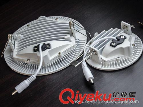 6w 壓鑄六角形面板燈廚衛(wèi)燈外殼套件 側發(fā)光嵌入式LED平板燈套件原始圖片3