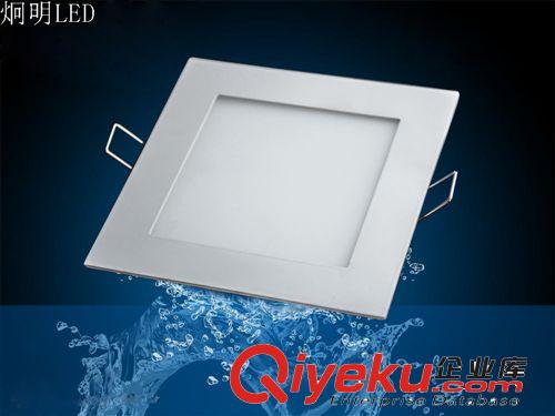 6w 壓鑄六角形面板燈廚衛(wèi)燈外殼套件 側發(fā)光嵌入式LED平板燈套件