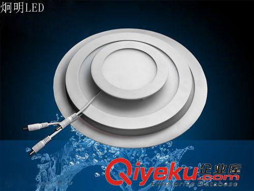 【廠家直銷】LED面板燈燈具整燈 面徑145mm 超薄圓形側發光面板燈