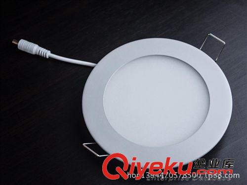 【廠家直銷】LED面板燈 面徑300mm超薄圓形平板燈 側發光廚衛燈原始圖片2
