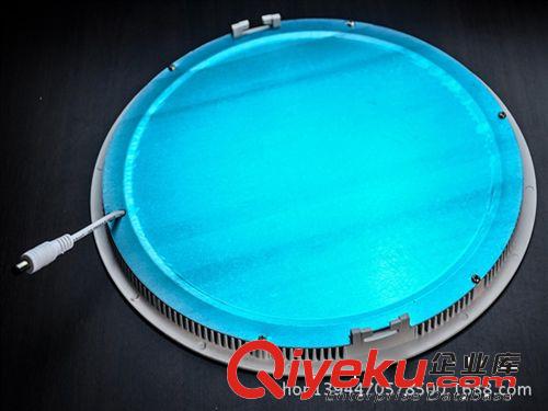 【廠家直銷】LED面板燈 面徑300mm超薄圓形平板燈 側發光廚衛燈原始圖片3