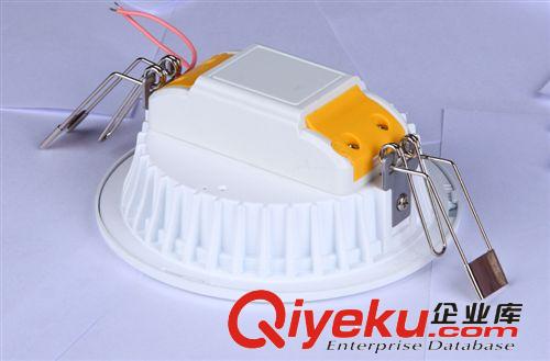 3-4寸LED超薄一體吸頂燈外殼套件 9w天花筒燈套件 筒燈套件成品原始圖片2