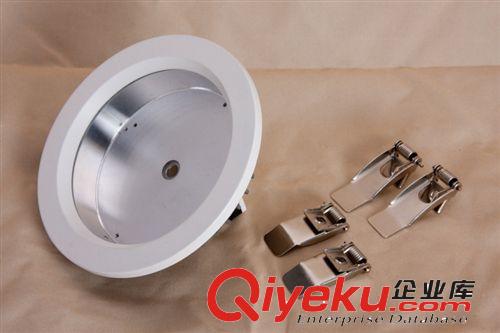 3-4寸LED超薄一體吸頂燈外殼套件 9w天花筒燈套件 筒燈套件成品原始圖片3
