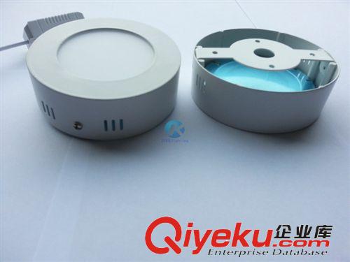 廠家供應圓形120mm明裝面板燈成品 新款明裝平板燈整燈 質保2年原始圖片2