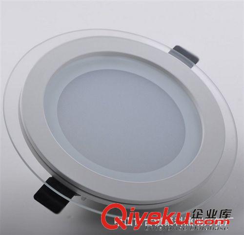 新款玻璃天花燈燈具配件 壓鑄鋁材料燈具 玻璃筒燈外殼