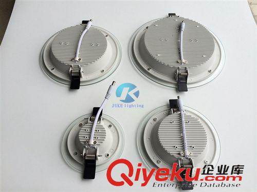 新款玻璃天花燈燈具配件 壓鑄鋁材料燈具 玻璃筒燈外殼原始圖片3