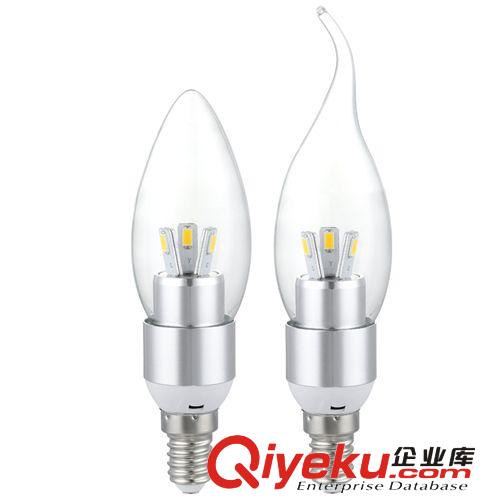 LED3W 三叉 尖泡 拉尾泡 蠟燭泡 水晶燈 吊燈 壁燈光源 廠家直銷