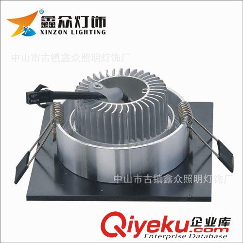 方型3W條紋天花燈原始圖片3