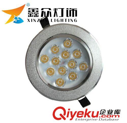 12W大功率沙銀天花射燈原始圖片2