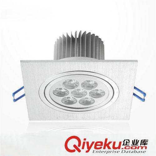 LED室內(nèi)照明 方形天花燈 7W天花燈 LED天花燈 LED格柵燈原始圖片2