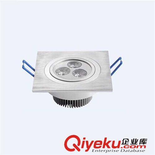 LED室內照明 3W方形天花燈 大功率天花燈 高品質方一頭3W天花燈原始圖片2