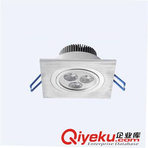 LED室內照明 3W方形天花燈 大功率天花燈 高品質方一頭3W天花燈原始圖片3
