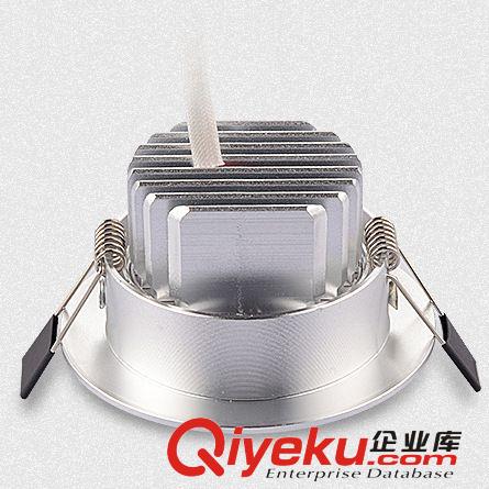 3w5w6w7w9w12wLED天花燈筒燈高光沙銀220v12v24v48v射燈刀片散熱原始圖片3