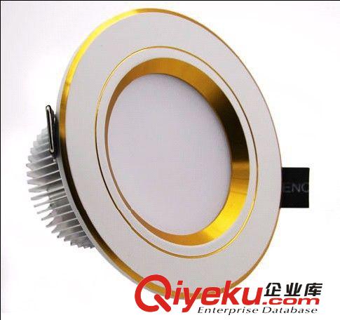 厚料筒燈拉絲金白色砂黑噴白3W5W7W9W12W15W18W射燈led筒燈天花燈原始圖片2