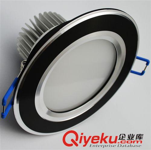 厚料筒燈拉絲金白色砂黑噴白3W5W7W9W12W15W18W射燈led筒燈天花燈原始圖片3