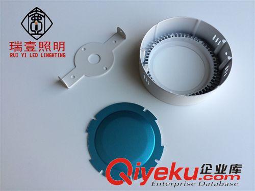 新款LED面徑180mm圓形明裝筒燈 廠家直銷外殼 套件 成品原始圖片2