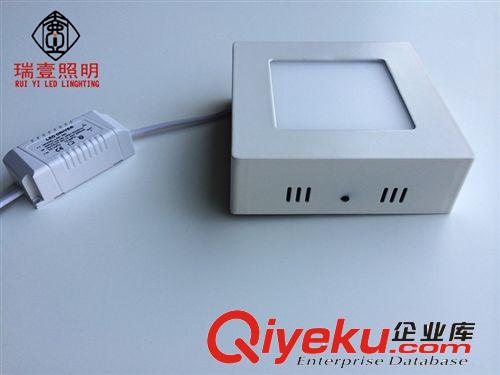 專業供應LED明裝6W面板燈 120mm方形明裝燈毛坯 套件 成品原始圖片3