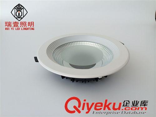 中山廠家批發{zx1}款壓鑄COB筒燈 6寸18w筒燈套件 室內商業照明原始圖片2