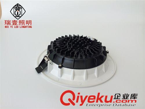 中山廠家批發{zx1}款壓鑄COB筒燈 6寸18w筒燈套件 室內商業照明原始圖片3