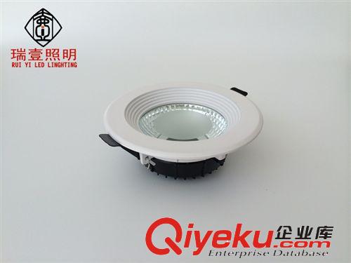 新款7w led天花筒燈外殼 COB防眩筒燈外殼套件 3寸LED燈具配件原始圖片2
