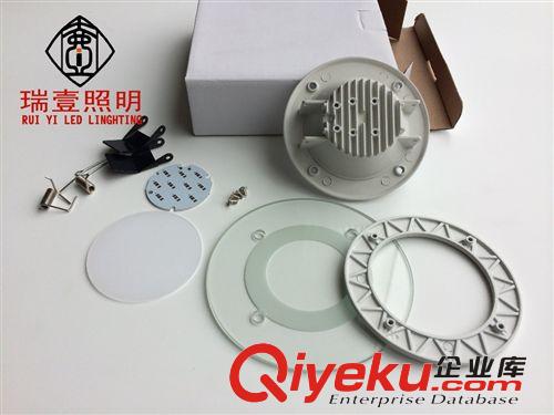 6寸玻璃面板燈  玻璃直徑200mm玻璃燈成品原始圖片2