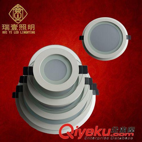 6寸玻璃面板燈  玻璃直徑200mm玻璃燈成品