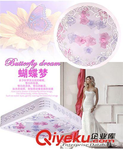 簡約田園溫馨LED吸頂燈雕花木藝羊皮燈具臥室客廳餐廳燈具批發(fā)