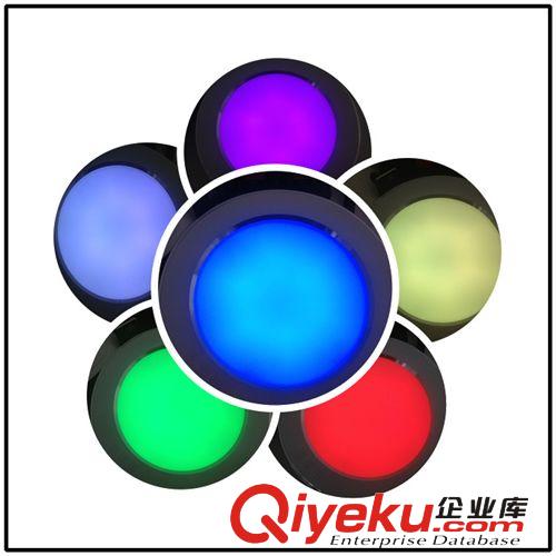 LED七彩慢變筒燈情景模式RGB天花燈2.5寸背景燈原始圖片2