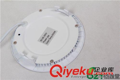 超薄面板燈筒燈led全套方形6w9w12w18w防霧天花燈圓開(kāi)孔7公分洞燈原始圖片2