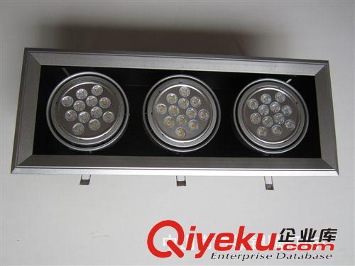 LED斗膽燈36W LED天花射燈 LED格柵燈 方形筒燈 斗膽燈原始圖片2