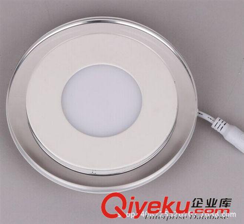 led雙色面板燈 圓形側邊發光面板燈 led超薄雙色面板燈可分段調光