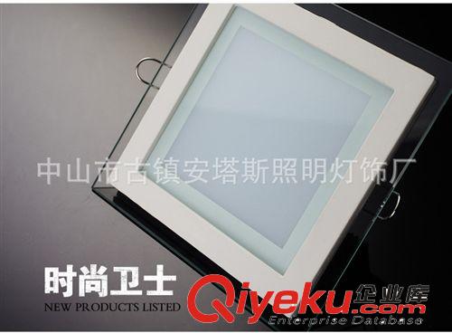 廠家直銷LED玻璃面板燈 6W12W18W  5730底部發光面板燈 圓形 方形