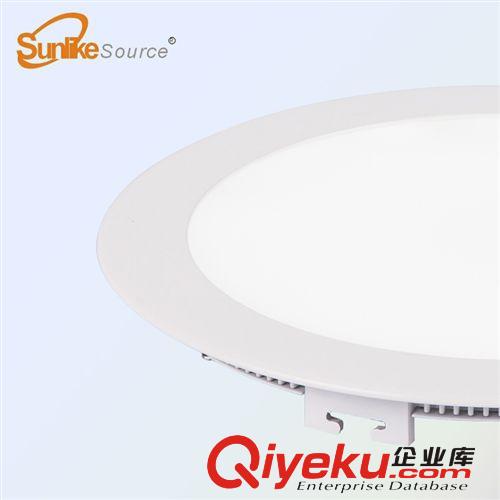 若曦科電 LED圓形超薄面板燈筒燈暖光白光全套進口亞克力原始圖片2