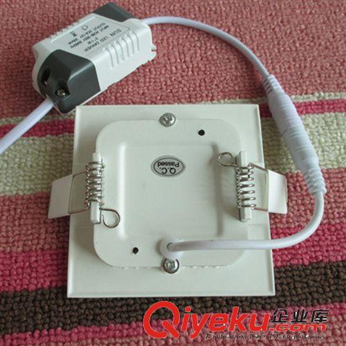 方形超薄國led面板燈3W4W6W9W18W平板天花燈質保三年廠家直銷批發原始圖片3