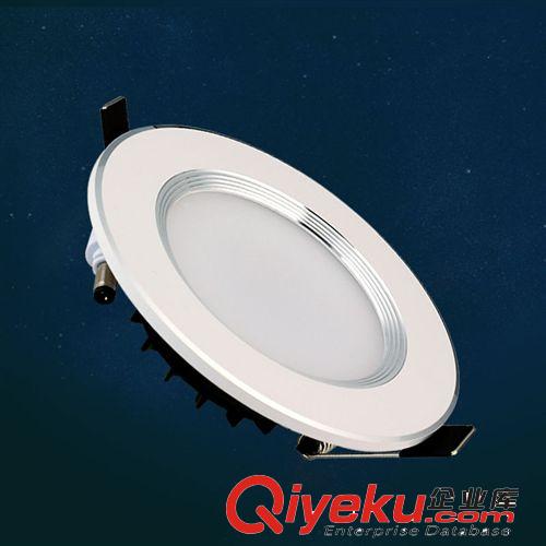 一體化LED天花筒燈超薄LED筒燈 5寸12W工程照明燈具